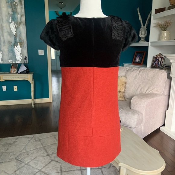 OECE Colorblock Parisian Mini Dress – Size Small - Picture 6 of 10